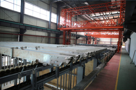 Horizontal anodizing(ED) plant 